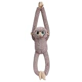 WENMOTDY Hanging Monkey Stuffed Animal Stuffed Long Arm Monkey Plush Toy for Kids Grandchildren Friends Family Gray 17 inch