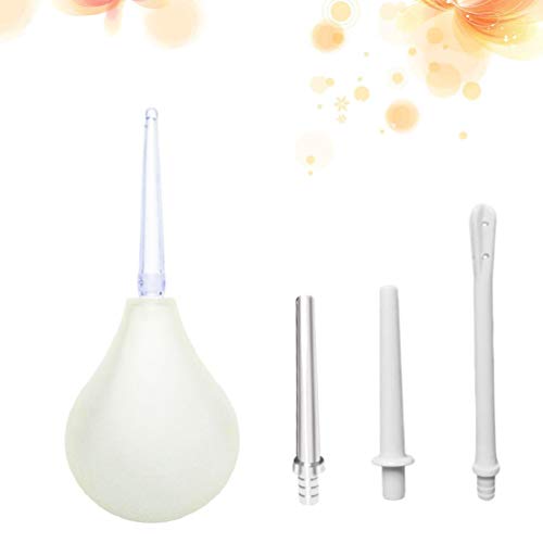 HEALLILY Bulbo de Enema Kit de Ducha Anal Kit Ducha Irrigador de Abastecimento Sexual Limpeza Sexual
