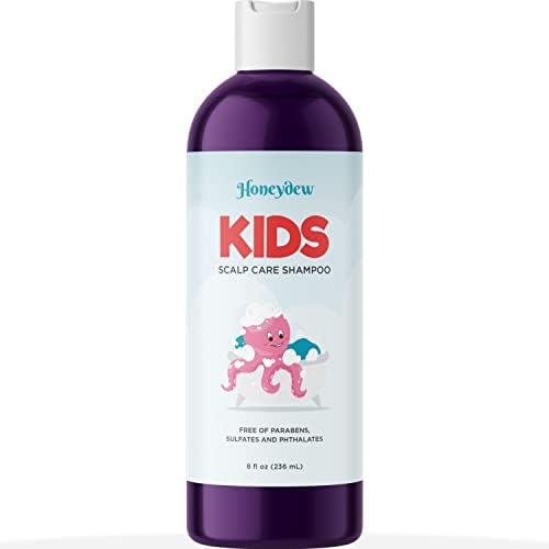 Cleansing Kids Shampoo for Dry Scalp - Dry Flaky Scalp Care Shampoo for Kids and Hair Build Up Remover with Tea Tree Oil and Rosemary Essential Oils for Hair Care - Kids Scalp Cleanser for Build Up