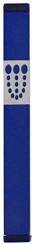 Baltinester Agayof Modern Dots Cut-out Shin Mezuzah 1.5 X 14cm - Blue