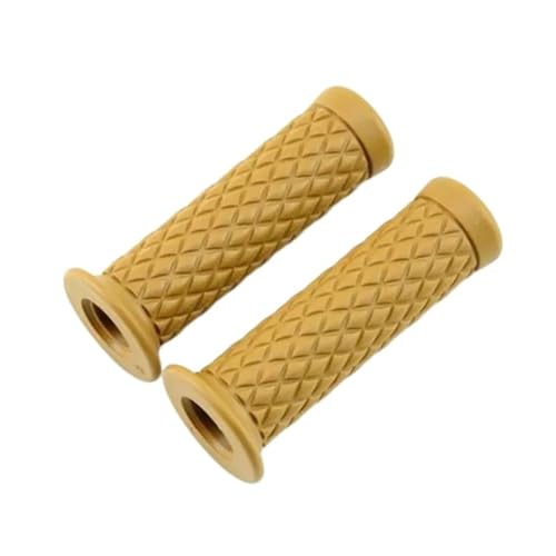 Paire poignées guidon souples caoutchouc moto universel 22mm 7/8 pouces