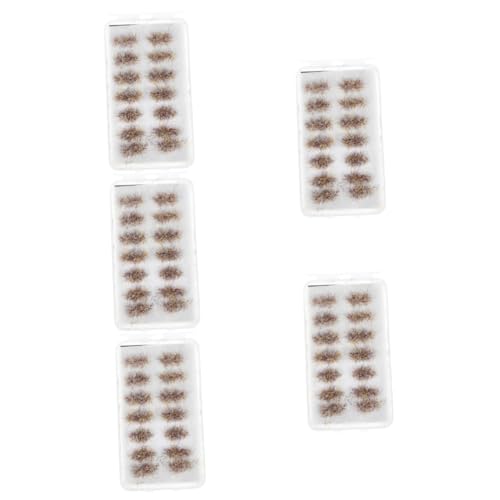 DIYEAH Touffes Herbe Miniatures Réalistes pour Modélisme Et Décors De Jeux Végétation Artificielle pour Paysages Miniature Décoration Et Scènes De Guerre