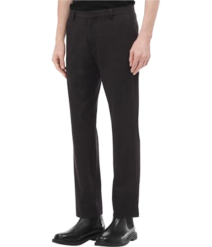 Calvin Klein Mens Plaid Slim-Fit Dress Pants Slacks