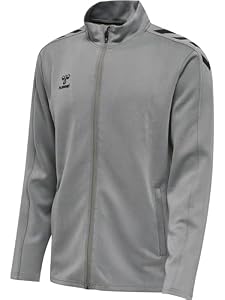 hummel, hmlCORE XK Poly Zip Sweat, Grey Melange, 2XL