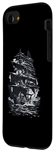 Iphone Se (2020) / 7 / 8 Pirate Ship Pirates Open Sea Carribean Caribbean Adventure Case #TOP1