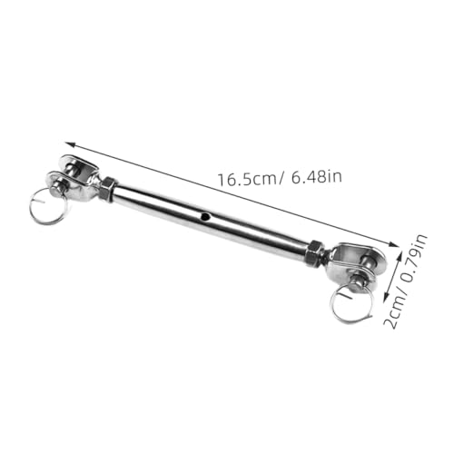 Juego de 2 Tensores para Cables de Acero Inoxidable tipo Quijada para Uso Industrial Resistente al Clima miniatura 2