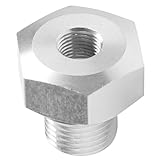 Spacnana M16 1,5 auf 1/8 NPT-Adapter, M16 1,5-Adapter, Öldrucksensor, für GM LS-Motoraustausch, LS1 LSX LS3-Messgerät, M16-1,5-Stecker, Elektronischer Sensor