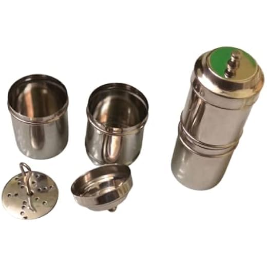 KKR?S Kumbakonam Traditional Stainless Steel Coffee Filter (160 ML)