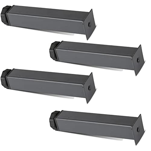 Base de cama ajustable, diseño en forma de T de acero resistente para camas y sofás, incluye tornillos para una fácil instalación