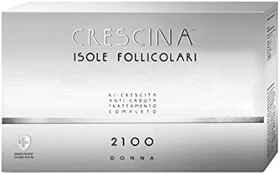 LABO CRESCINA Complete Anti-Hair Loss and Curl Treatment Isolated Hair 2100 Women 10+10 Vial