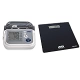 A&D Medical Upper Arm Blood Pressure Monitor for Up to 4 Users (UA-767F) Plus Premium Wireless Bluet