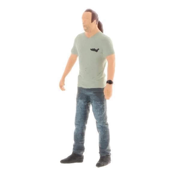 Bnf® 2Xminiature Diorama Painted Figure Resin Model Train Buliding Desktop Decor Style 6-picture-31