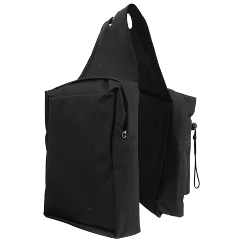 Bolsa lateral de almacenamiento para motocicleta, bolsa frontal montada, organizador resistente negro para ATV, bicicleta de playa y accesorios de deportes motorizados