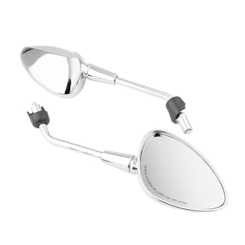 Espejos de manillar para Vespa Sprint con visión ampliada y acabado en cromo M8