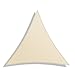 WINDSCREEN4LESS 16' x 16' x 16' Sun Shade Sail UV Block Fabric Canopy in Beige Sand Triangle for Patio Garden Patio Customized