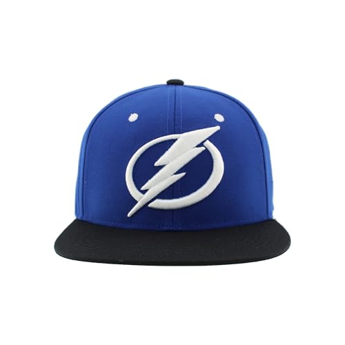 Image of ZHATS NHL Unisex-Adult NHL Officially Licensed Adjustable Snapback Hat Flat Bill Z11 Icon Two Color