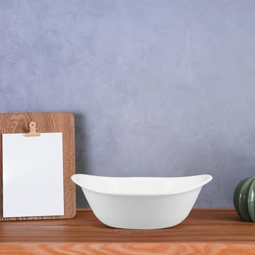Bañera facial resistente de acrílico ovalado con diseño mini 7