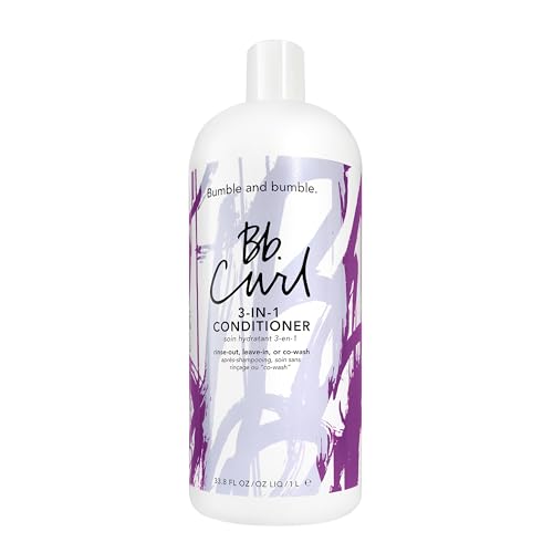 Bumble and bumble. Curl 3-in-1 Conditioner | For Moisturized Curls | Frizz Control + Color Safe | Coily, Curly, Wavy | With Jojaba, Avocado + Coconut Oil | Standard Size, 1000 ml