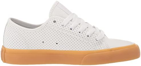 DC Women's Manual Skate Shoe, White/Gum, 9 | Image 5