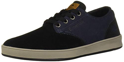 Emerica Men's The Romero Laced Skate Shoe, Black/Navy, 9.5 Medium US