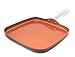 CONCORD 12" XL Copper Nonstick Ceramic Griddle Pan w/ Large Stainless Steel Handles