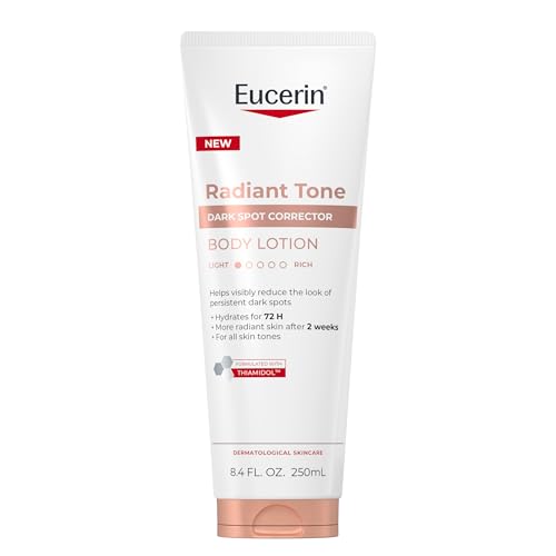 Eucerin Radiant Tone Dark Spot Corrector Body Lotion, Thiamidol Enriched, Exclusive Formula Reduces...