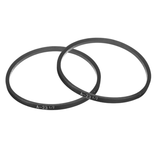 Courroie en caoutchouc enveloppée anti-patinage A23 1/2 section A de 65 cm de long pack de 2