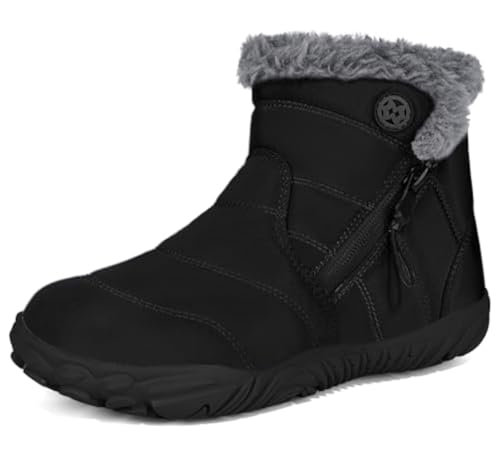 Gaatpot Barfußschuhe Winter Jungen Mädchen Schneestiefel...