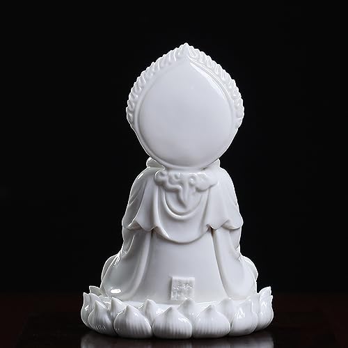 Statue de bouddha en céramique faite main pour déco zen - 7