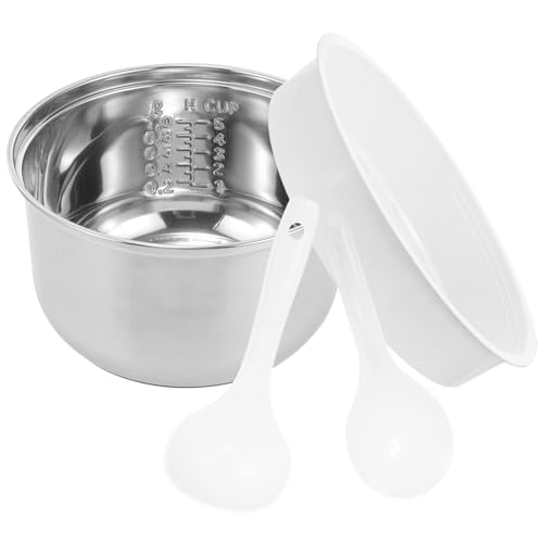 Stainless Steel Rice Cooker Inner Pot Non-stick Replacement Accessory for Household Electric Cookers Capacity Multi-use Cooking Pot for Soup and Cake