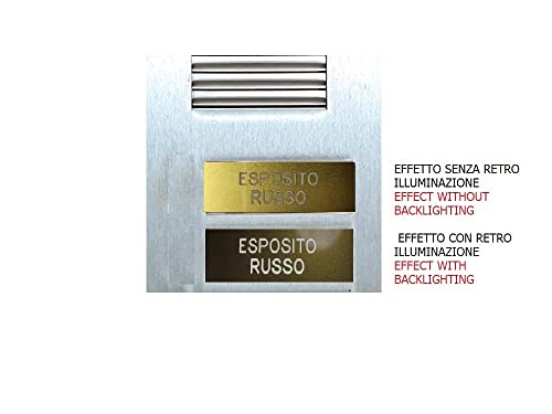 Placa de buzón de 3 líneas grabada con acabado retro resistente y llavero 4