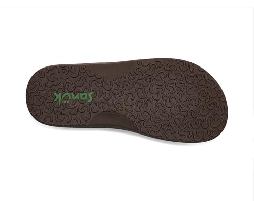 Image of Sanuk On the Rocks Men's Beach Sandals | Flip Flops for Men | Quick Dry Flip-Flop Slides | Supportive & Lightweight | Arch Support Footbed