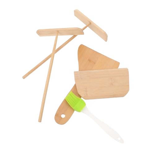 OFFSCH Easy Flip Pancake Spatula Non Stick Crepe Spreader Perfect for Griddle Cakes Random Color