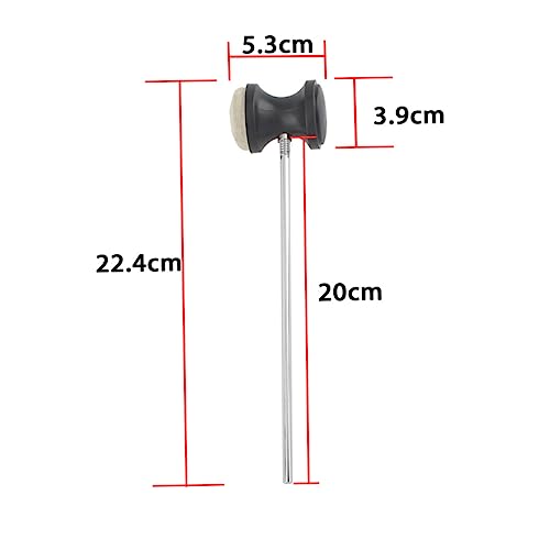 Pedal de Batería para Bombo con Fieltro y Acero miniatura 2