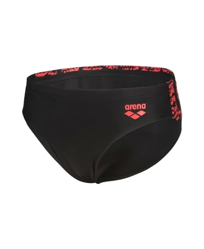 Arena - Boy's Shaking Swim Briefs, Cierre Niños, Negro,