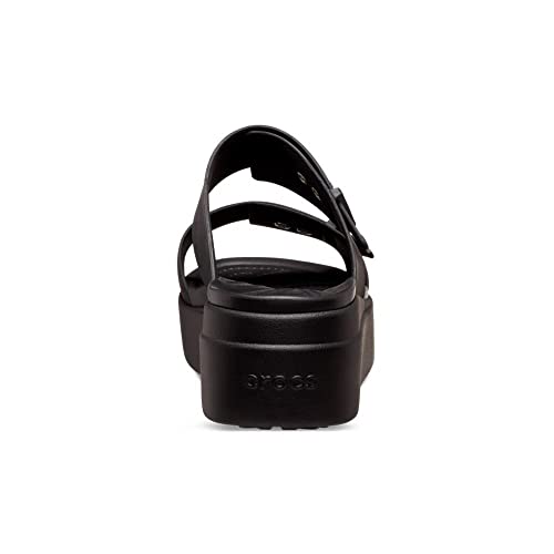 Image of Crocs Women's Brooklyn Buckle Low Wedges