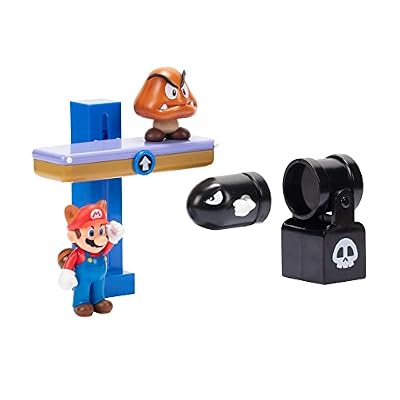 Super Mario Nintendo 2.5 Switchback Hill Diorama Set