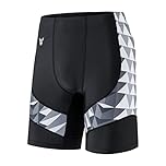 HUGE SPORTS Men's Swim Shorts Compression Swimming Jammer Cool Dry Active Swimsuit Swimming Athletic Workout Running Shorts Beast Layer(Alligator,M)
