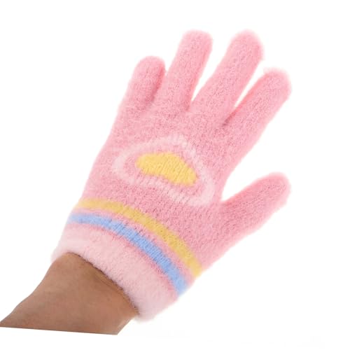 NOLITOY Cute Cartoon Boy Girl Gloves Knitted Mittens for Boys Girls Soft Winter Gloves Full Finger for and for Years Old3