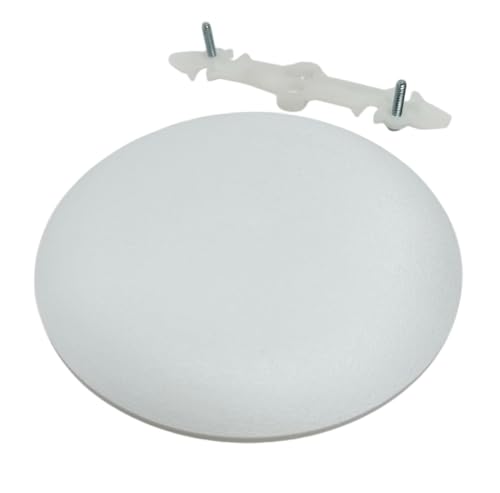 Cache en plastique blanc iMBAPrice à surface texturée anti-reflet lot de 4 - 7