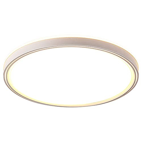 Plafonnier LED 24W encastrable noir style industriel chic pour plafond bas