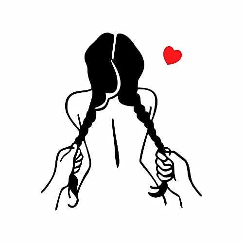 Rzeotpii Sexy Girl Car Stickers And Decals For Fuel Tank Cap,Trunk,Bumper,Suv,Motorcycle,Truck Decorations,Self Adhesive Pet Waterproof Women Graphics For Men Dirty(Tools&Gift) (Black) #TOP1