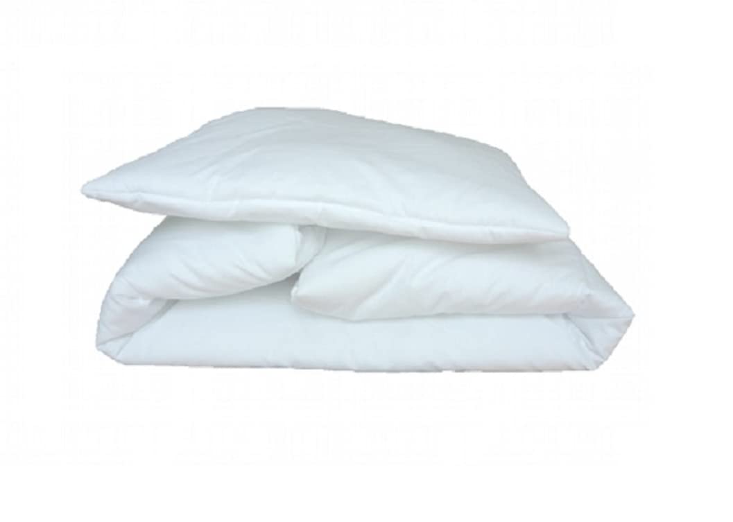 Baby's Comfort DUVET & PILLOW(100% Cotton cover) for CRIB, COT, COTBED or JUNIOR BED (135x100cm for cotbeds)