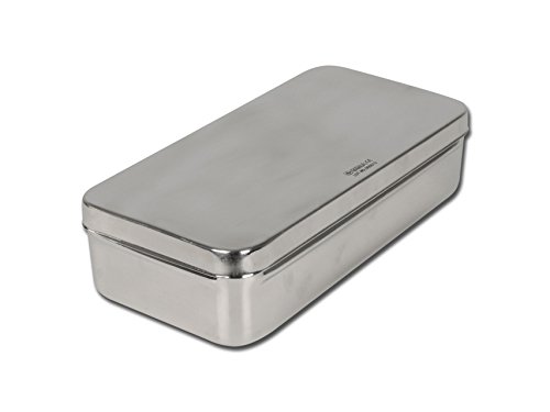 GIMA 5870 S.p.A - Caja de acero inoxidable (25 x 12 x 6 cm)