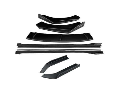 Kit carrosserie pare-choc avant A8 17-24, extensions de jupes luxe en noir mat