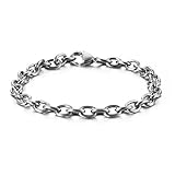 🤠Nuestra pulsera está hecha de acero inoxidable, utilizando una tecnología de pulido única, no es fácil cambiar de color ni oxidarse, y hace que la superficie de la joyería sea más suave. Se puede usar durante mucho tiempo y es adecuado para la mayoría de las personas. Fácil de poner y fácil de quitar.