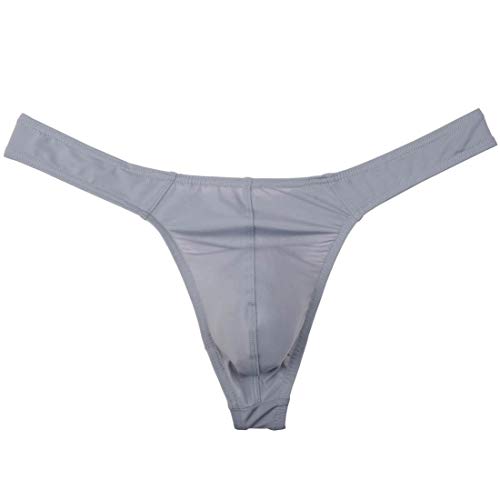 OROCOJUCO Men Pouch Silky Thong Comfy Tangas Underwear Mini Briefs Bikini G-string2