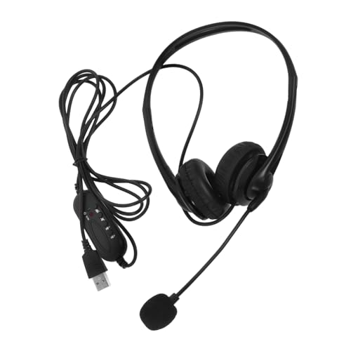 BRIGHTFUFU �L���}�C�N�t���w�b�h�Z�b�g �m�C�Y�ጸ�w�b�h�z�� �ʋC���C���[�}�t �I�t�B�X��c�p Usb�w�b�h�Z�b�g �r�W�l�X�ʘb �I�����C�����ƑΉ�