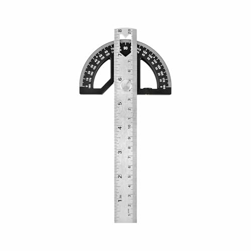 Calibrador de ángulo ajustable de aleación de aluminio 8 pulgadas miniatura 1
