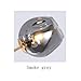 Produktbild Nordic Moderne Zweig Anhänger mit LED-Leuchten Hängependelleuchte for Esszimmer Küche Luster Lighting Chandeliers YFJFJ Store (Body Color : Smoke Grey, Size : Black Body)